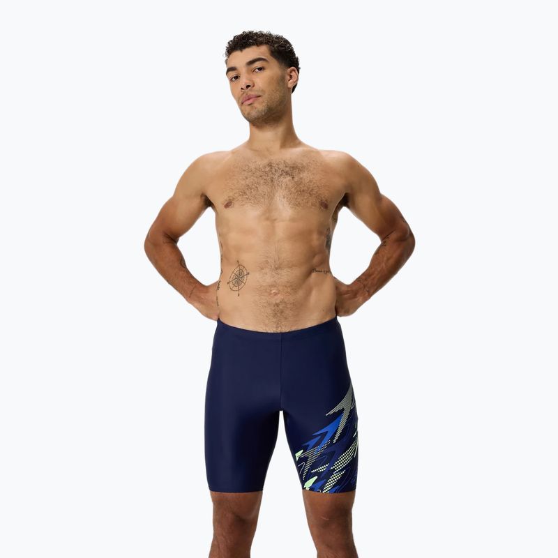 Men's swimming jammers Speedo Medley Logo Jammer peacoat/deep sapphire 5