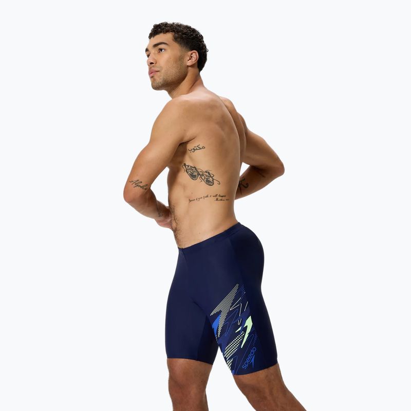 Men's swimming jammers Speedo Medley Logo Jammer peacoat/deep sapphire 7