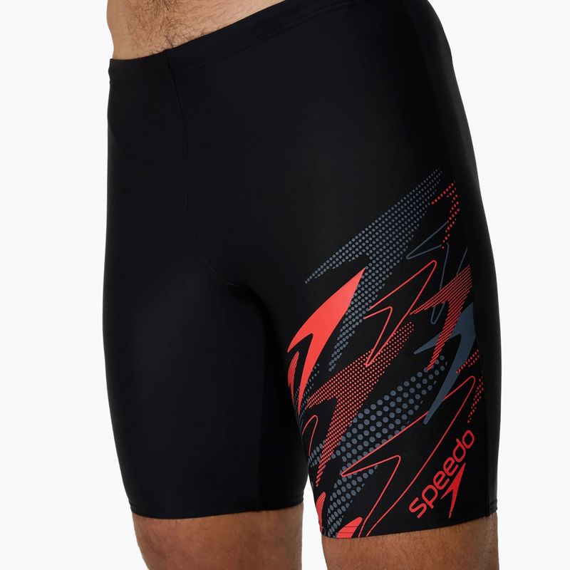 Men's swimming jammers Speedo Medley Logo Jammer anthracite/hrr 5