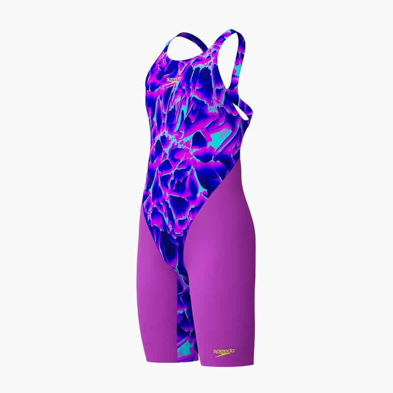 Children's one-piece swimsuit Speedo Fastskin Endurance+ Max Openback Kneeskin cavecurrent 3
