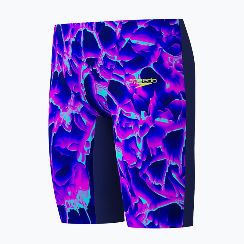 Children's swim jammers Speedo Fastskin Endurance+ Max High Waisted Jammer cave current/jelly 3