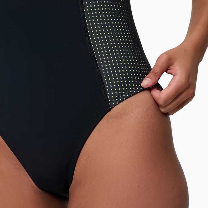 Women's one-piece swimsuit Speedo Scuba Flex Hydrasuit black/pale clover 5