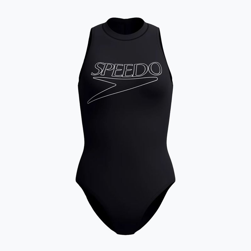 Ladies' one-piece swimsuit Speedo Endurance+ Logo Hydrasuit anthracite 3
