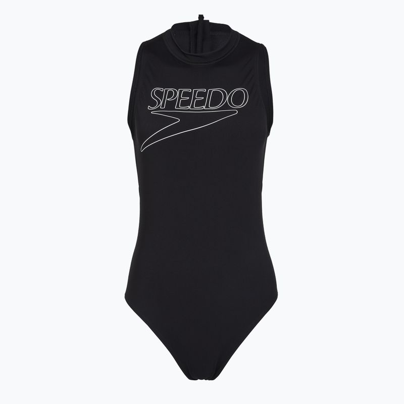 Ladies' one-piece swimsuit Speedo Endurance+ Logo Hydrasuit anthracite 3