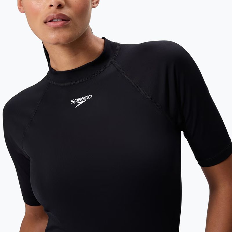 Women's swim T-shirt Speedo Endurance+ Rash Guard anthracite 4