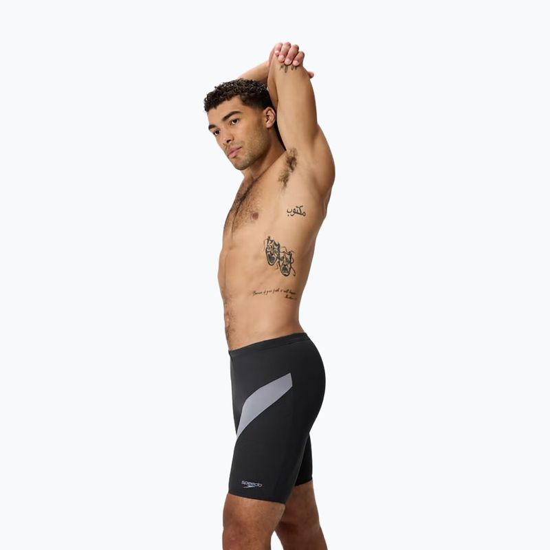 Men's swim jammers Speedo Hyperboom anthracite/coin grey 3