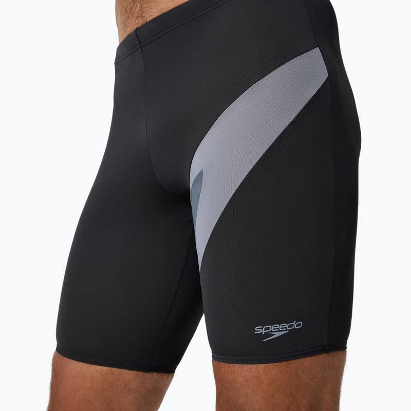 Men's swim jammers Speedo Hyperboom anthracite/coin grey 5