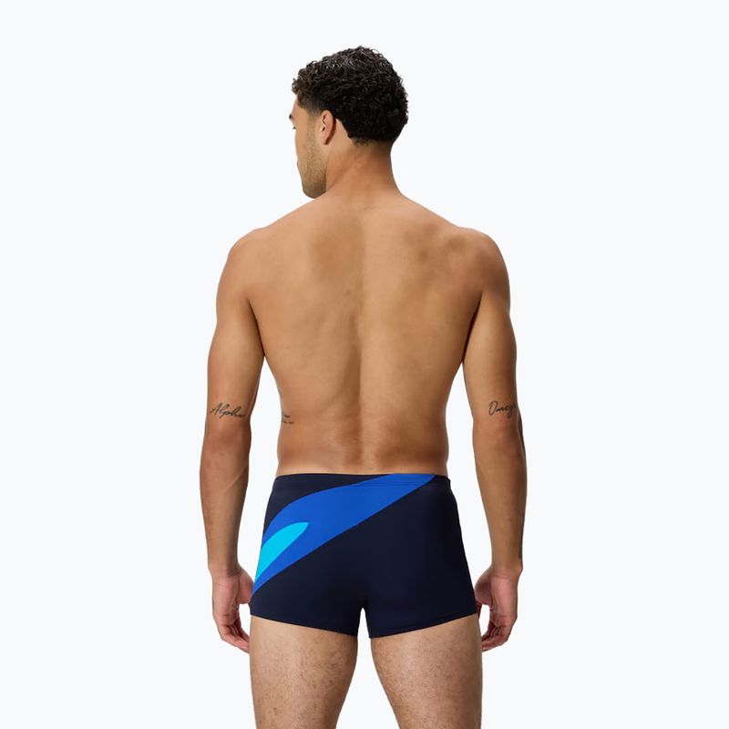 Men's swim boxers Speedo Hyperboom Aquashort peacoat/deep sapphire 2
