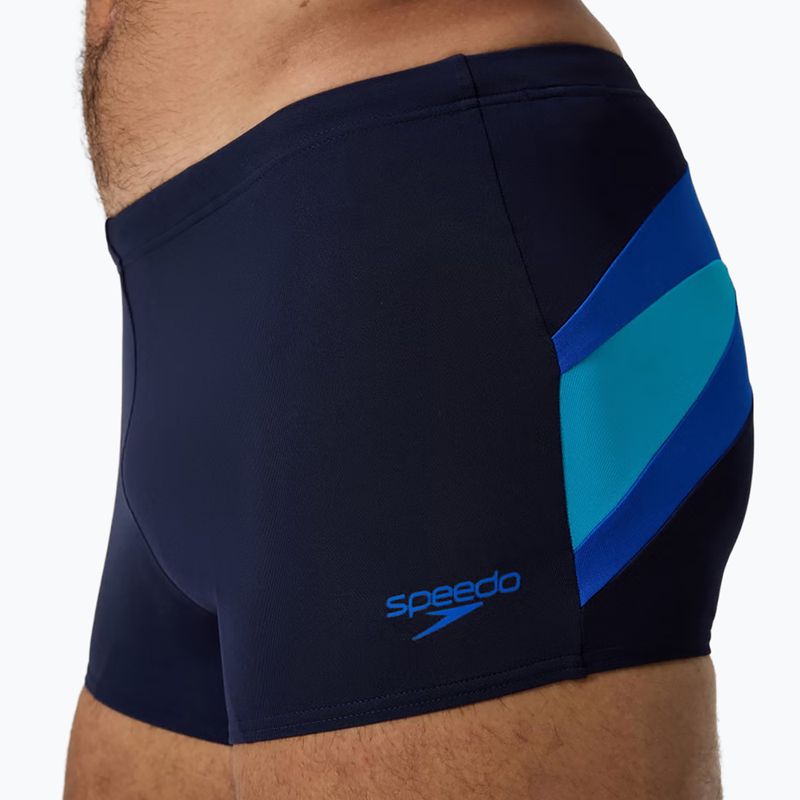 Men's swim boxers Speedo Hyperboom Aquashort peacoat/deep sapphire 5