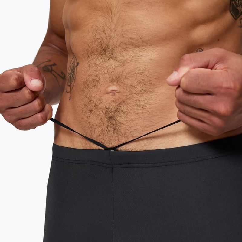 Men's swim boxers Speedo Hyperboom Aquashort anthracite/high risk red 4