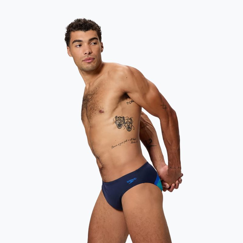 Men's swim briefs Speedo Hyperboom Brief peacoat/deep sapphire 3
