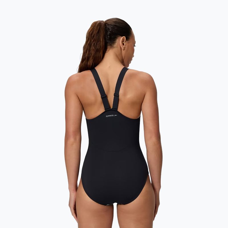 Women's one-piece swimsuit Speedo Sculpture High Neck Contour 2