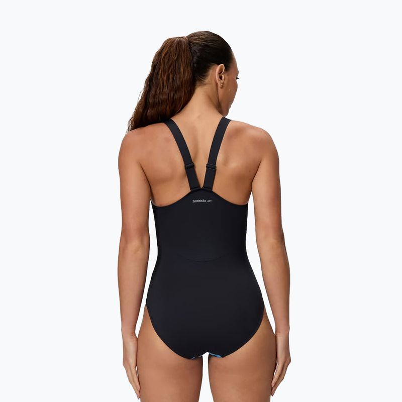 Women's one-piece swimsuit Speedo Sculpture High Neck Contour 2
