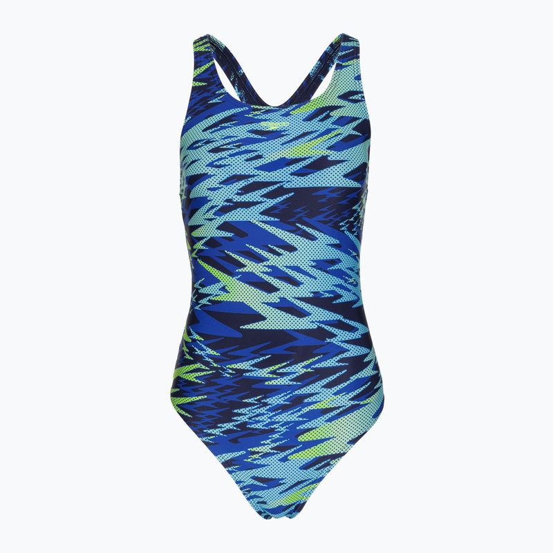 Ladies' one-piece swimsuit Speedo Hyperboom Print Medalist peacoat 6