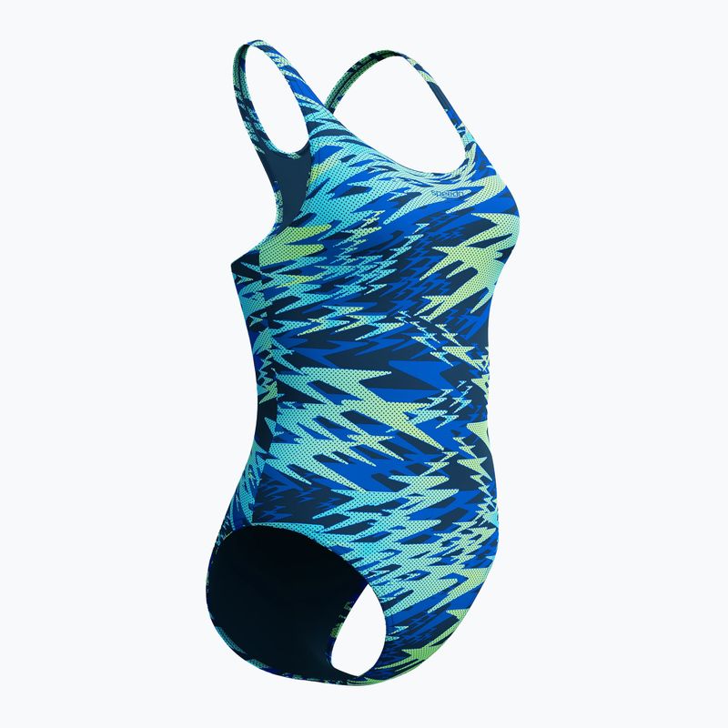 Ladies' one-piece swimsuit Speedo Hyperboom Print Medalist peacoat 7