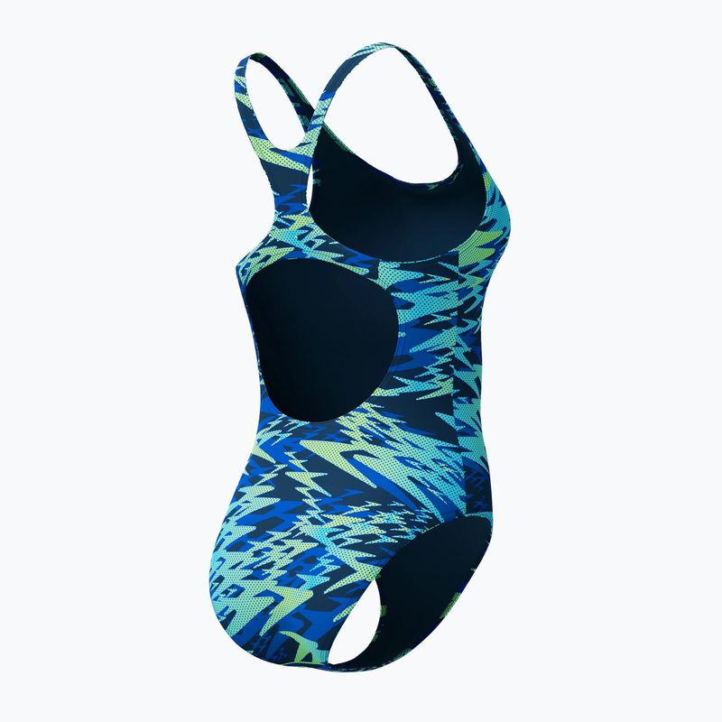 Ladies' one-piece swimsuit Speedo Hyperboom Print Medalist peacoat 8
