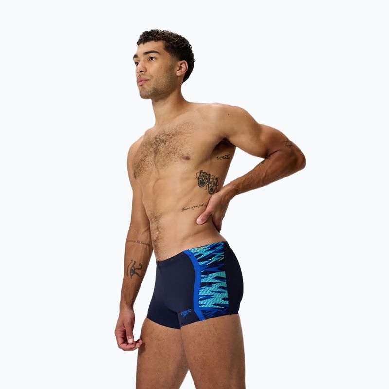 Swim boxers Speedo Hyperboom Splice Aquashort peacoat/deep sapphrie 3