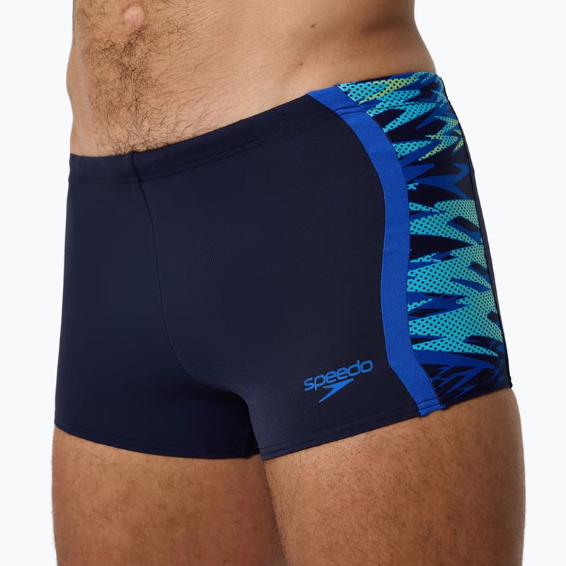 Swim boxers Speedo Hyperboom Splice Aquashort peacoat/deep sapphrie 5