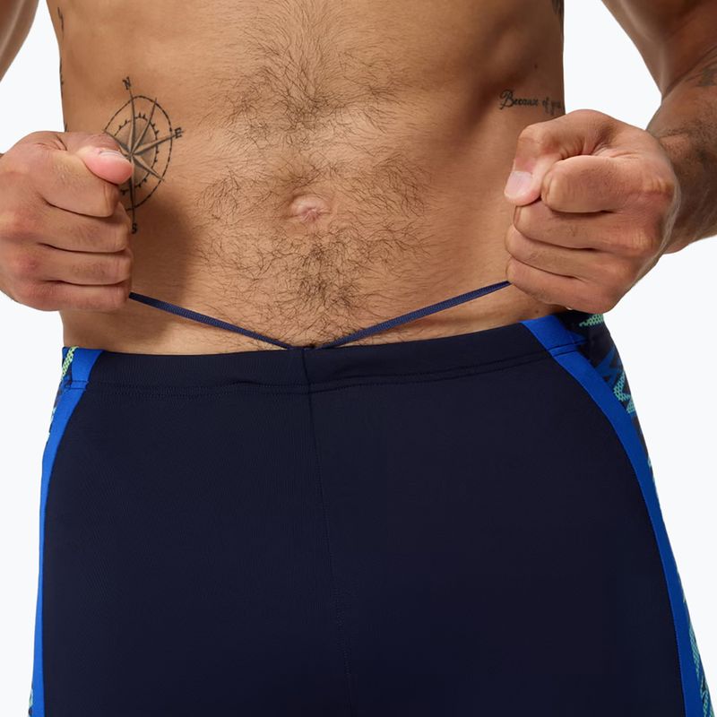 Men's swim jammers Speedo Hyper Boom Splice Mid peacoat/deep sapphire 5