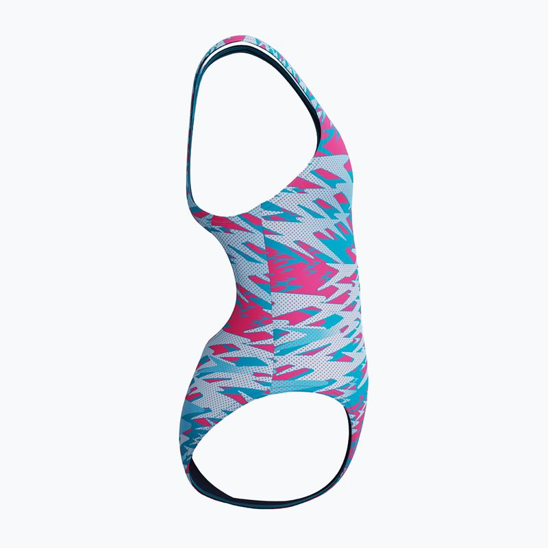 Children's one-piece swimsuit Speedo Hyperboom Print Medalist margarita pink 4