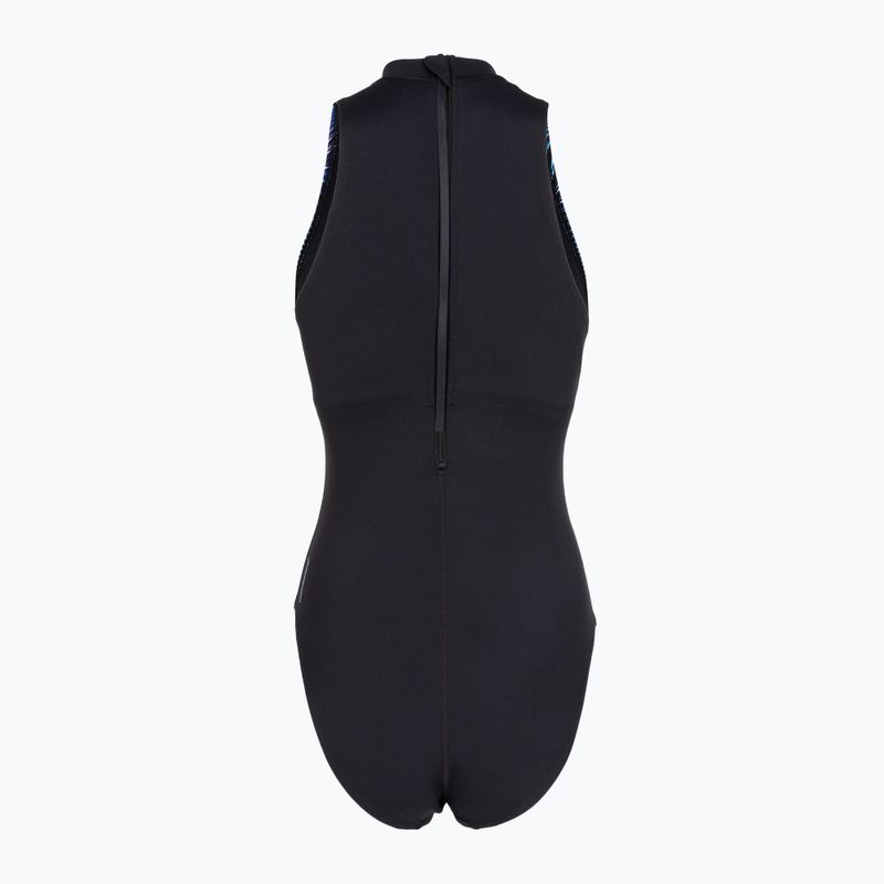 Ladies' one-piece swimsuit Speedo Print Hydrasuit anthracite 2