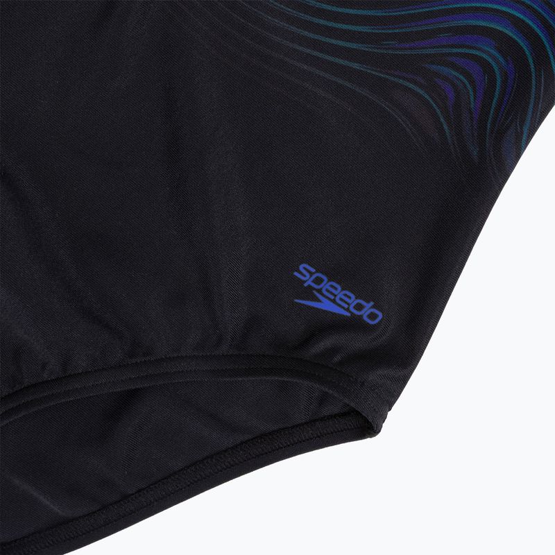 Ladies' one-piece swimsuit Speedo Print Hydrasuit anthracite 3