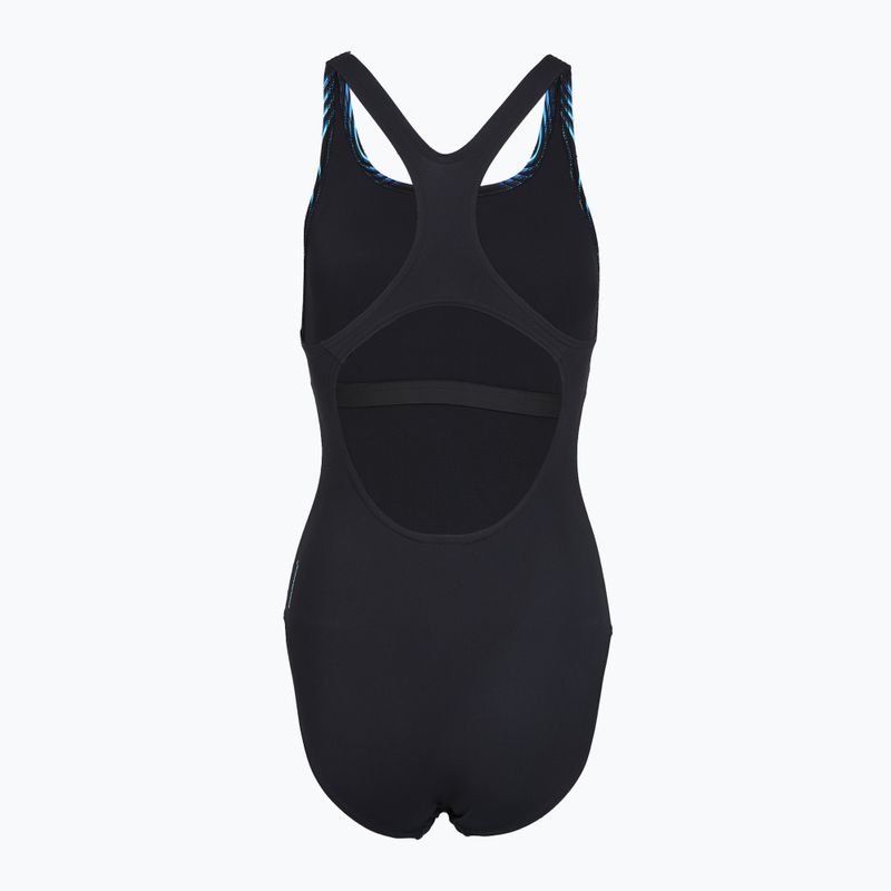 Ladies' one-piece swimsuit Speedo Print Medalist anthracite 2