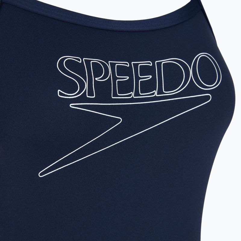 Children's one-piece swimsuit Speedo Endurance+ Logo Thinstrap peacoat 3