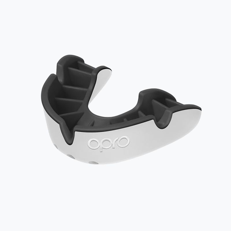 Opro Silver white jaw protector 2