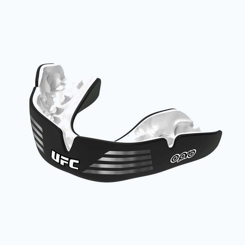 Opro UFC Instant Custom Fit jaw protector black and white 8496-CUSTOM