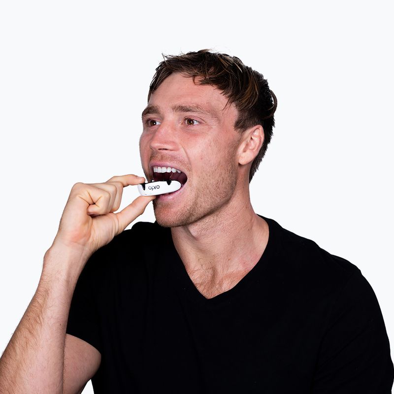 Jaw protector Opro Silver black/white/biały 5