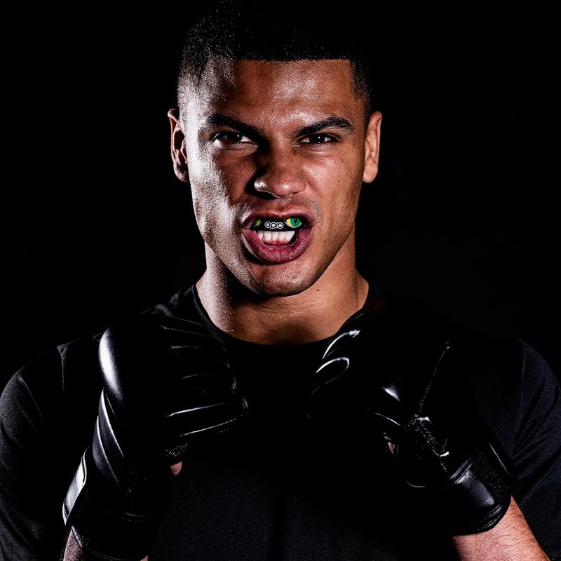 Jaw protector Opro Instant Custom Fit Eyes black/green 4