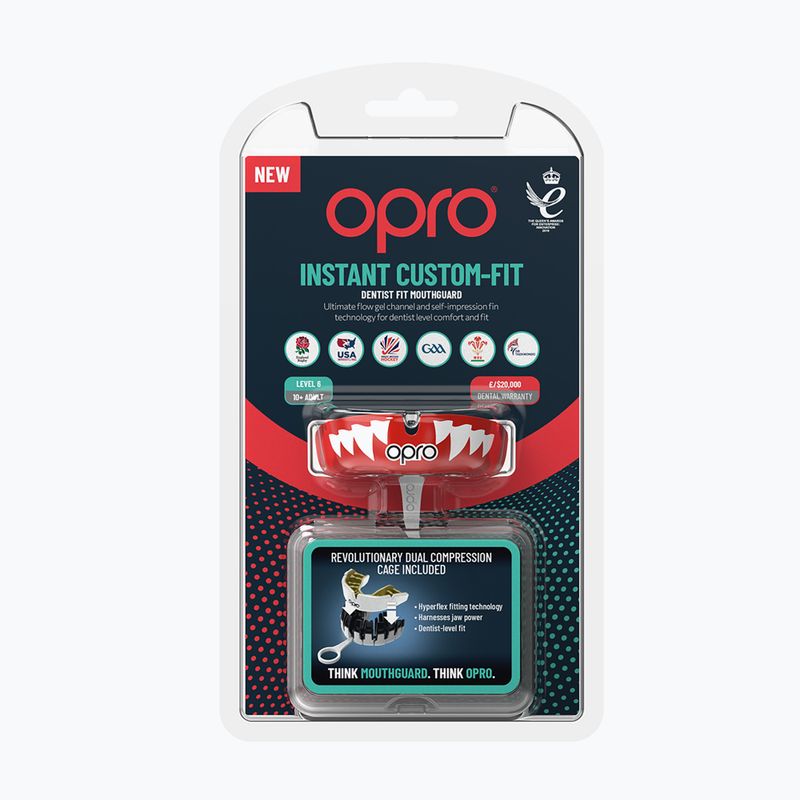 Jaw protector Opro Instant Custom Fit Jaws red 2