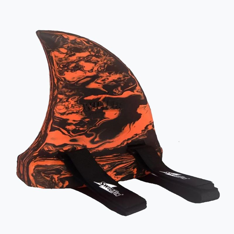 SwimFin SWIMFINTIGSHA children's swimming fin black/orange marble