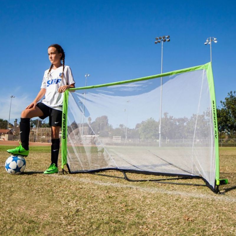 QuickPlay Pop Up football goal 150 x 90 cm white QP0733 2