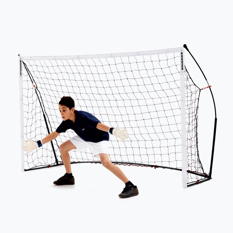 QuickPlay Kickster Academy football goal 240 x 150 cm white QP2225 3