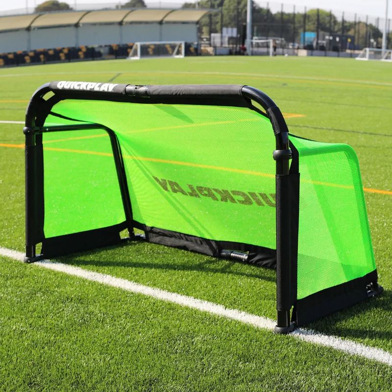 Quickplay Pro Alu Training football goal 180 x 120 cm black/green 2