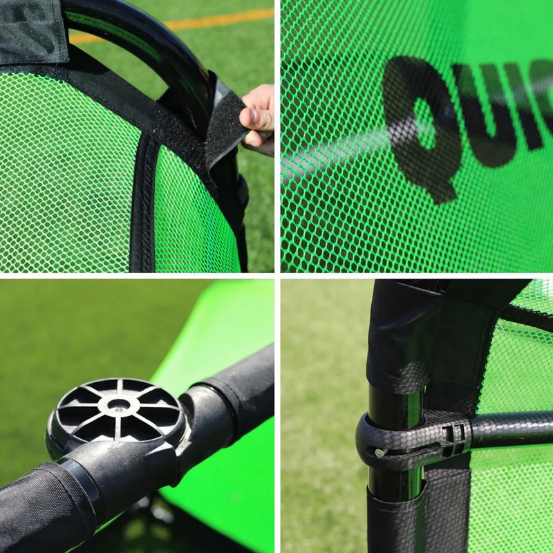 Quickplay Pro Alu Training football goal 180 x 120 cm black/green 9