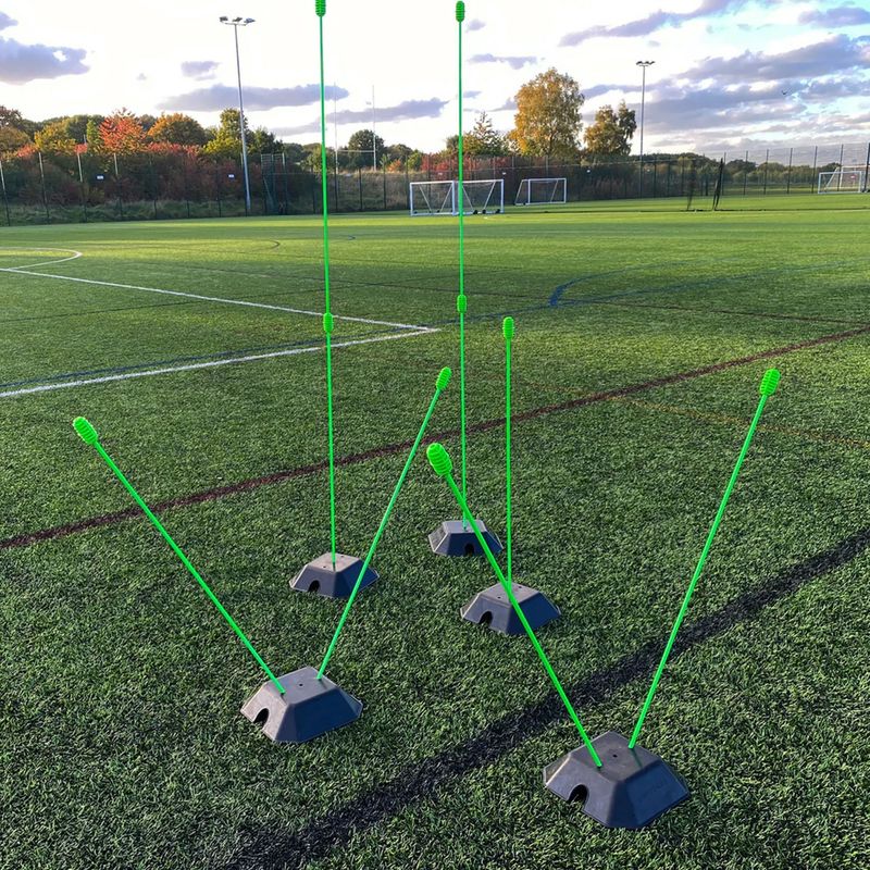 QuickPlay Agility Poles 10 training poles green 3