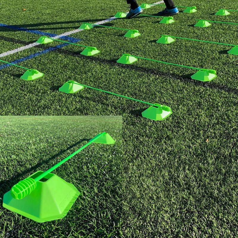 QuickPlay Mini Cones 20 training cones green 4