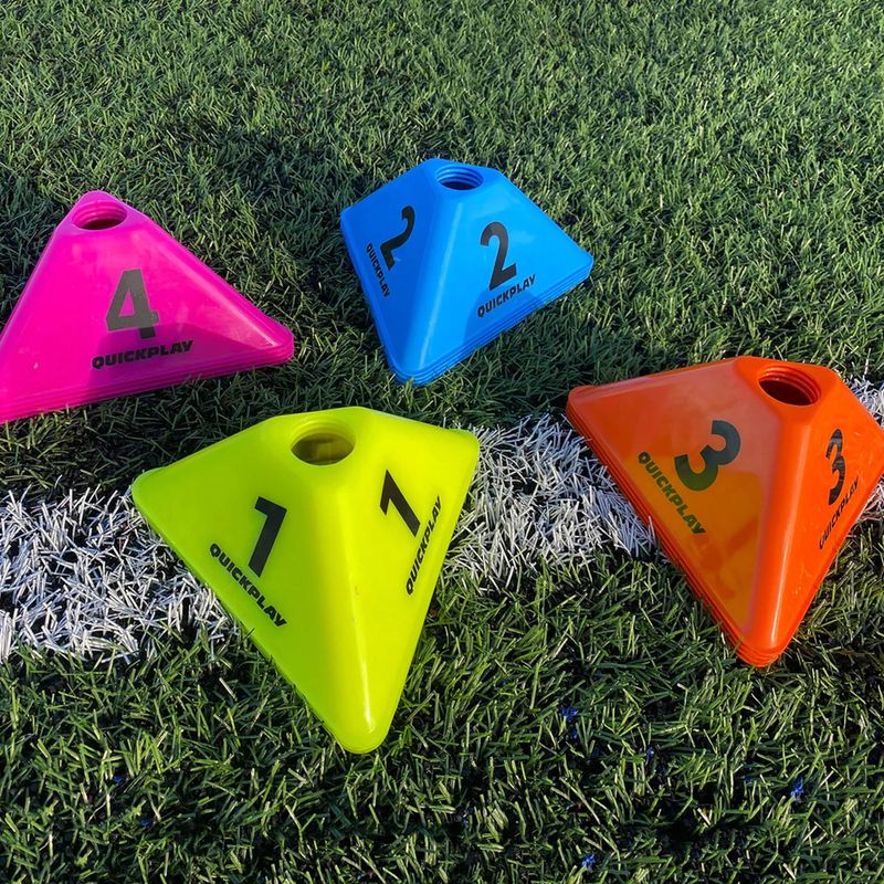 QuickPlay Cognitive Cones multicolour training cones 3