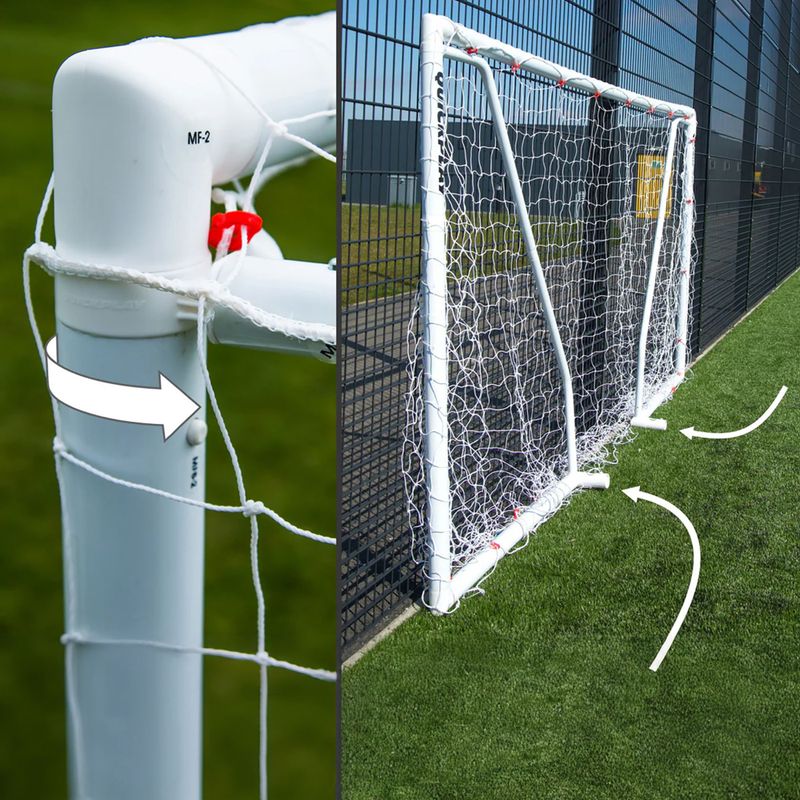 QuickPlay Q-Fold Match football goal 500 x 200 cm white 5