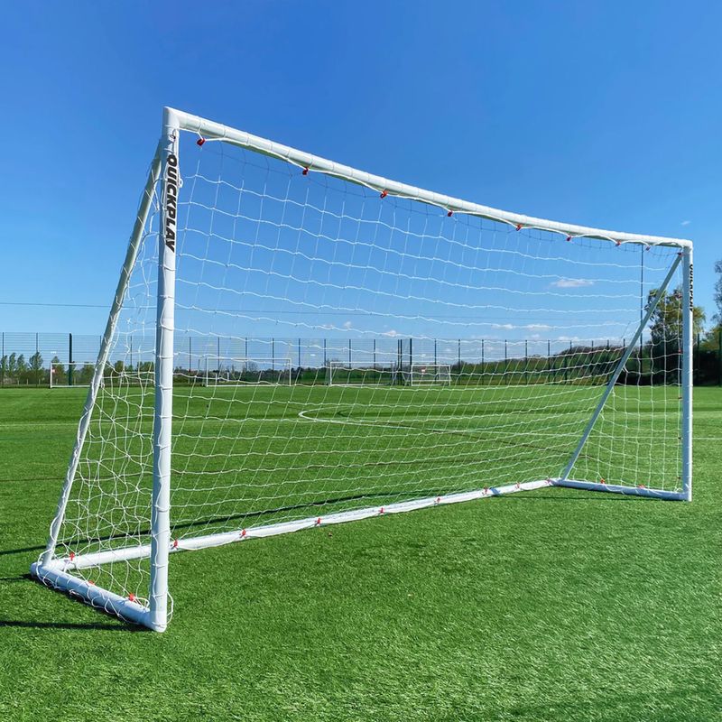 QuickPlay Q-Fold football goal 500 x 200 cm white