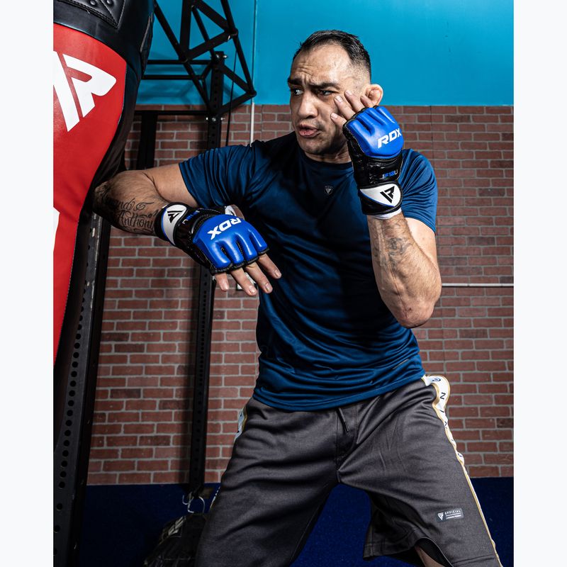 RDX Glove New Model GGRF-12U blue grappling gloves 11
