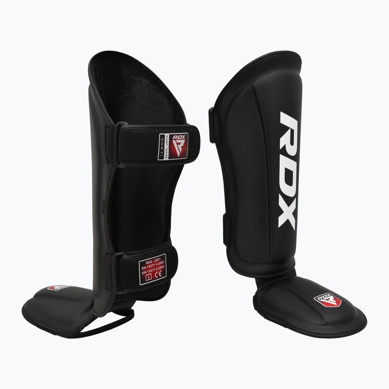 RDX T1 Shin Instep Guards tibia and foot protectors black 2