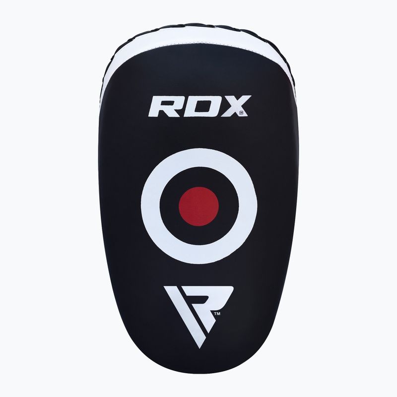 RDX T3 Muay Thai Training Shield Kick Pads white/black 2