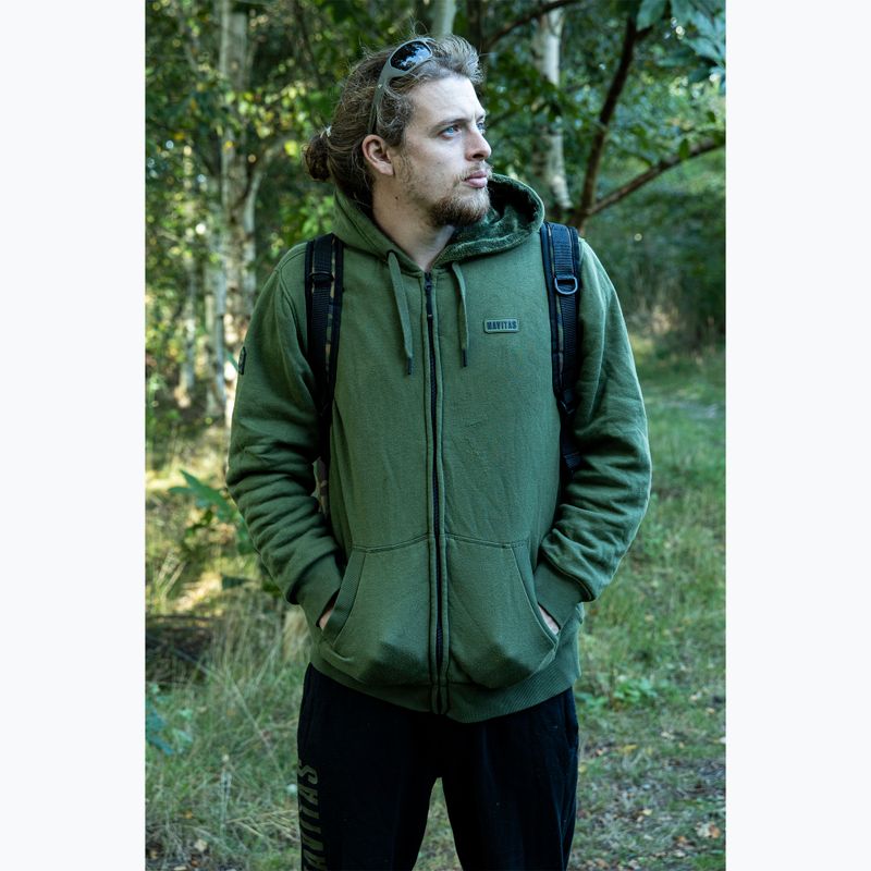 Men's Navitas Sherpa Zip Hoody green 4