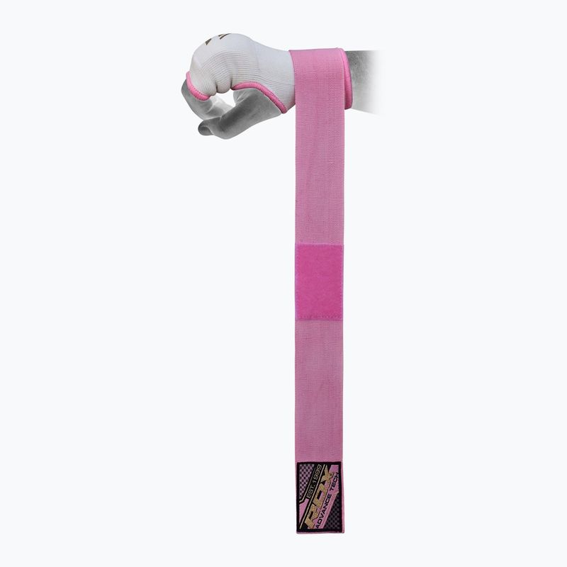 Women's inner gloves RDX white and pink HYP-ISP 7