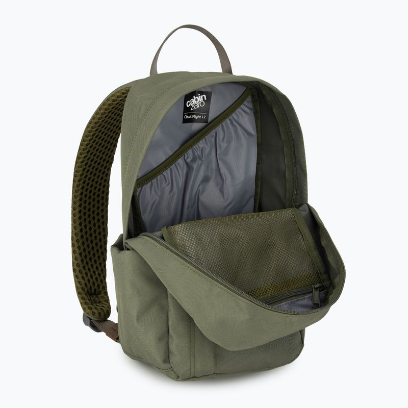 CabinZero Flight 12 l georgian khaki city backpack 4