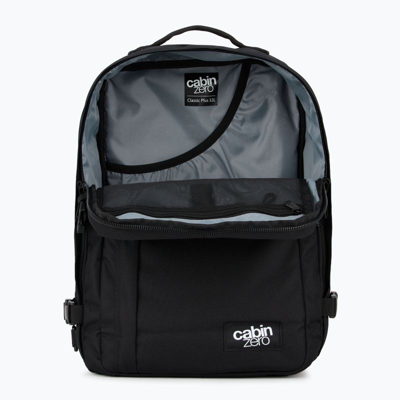 CabinZero Classic Plus 32 l hiking backpack absolute black 4
